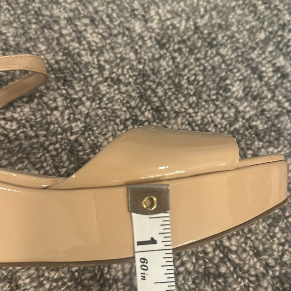 Tory Burch Abena Wedge Flatform Patent Flatform Sz 7.5 - Picture 12 of 12